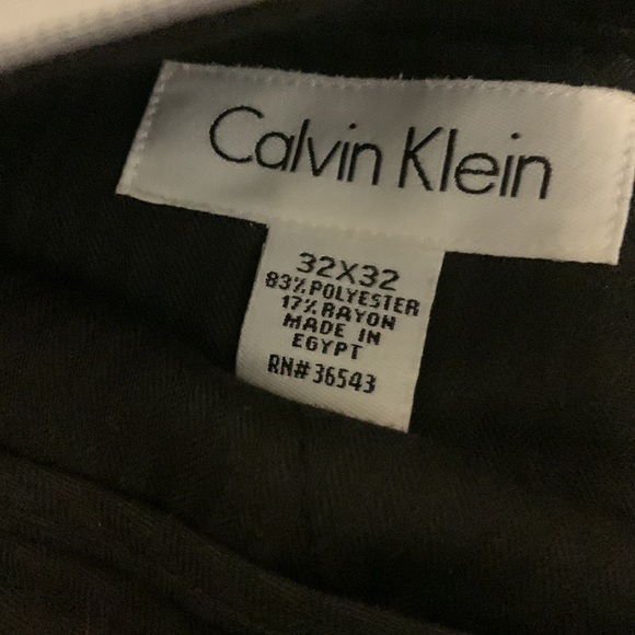 Calvin Klein Grey/GlenPlaid slacks - Picture 5 of 5